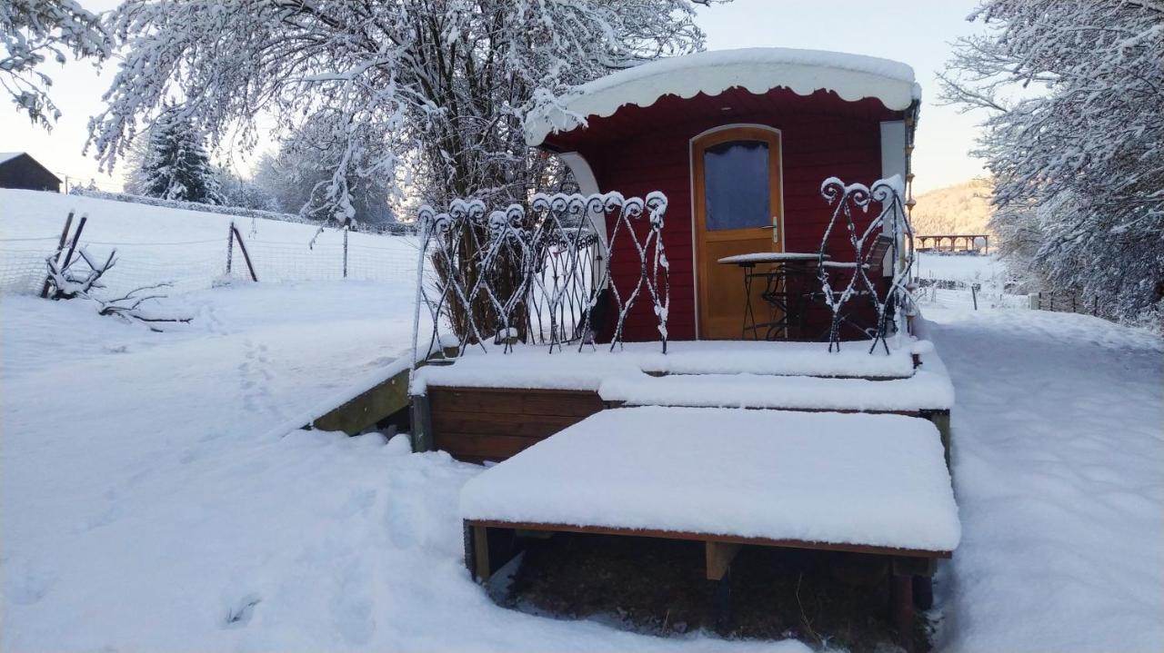 La Tiny House De La Bergerie Villa Lierneux Exteriör bild