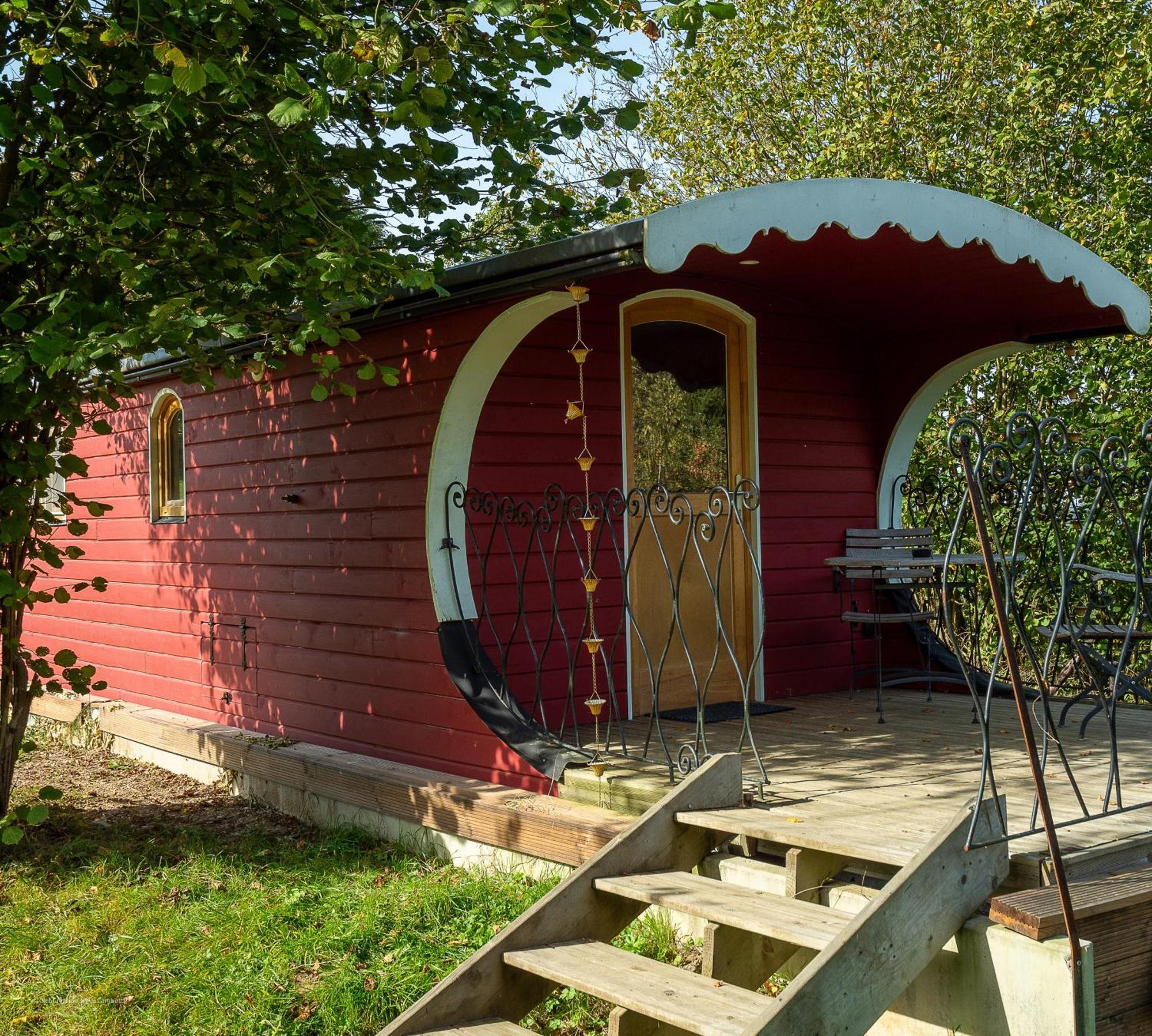 La Tiny House De La Bergerie Villa Lierneux Exteriör bild