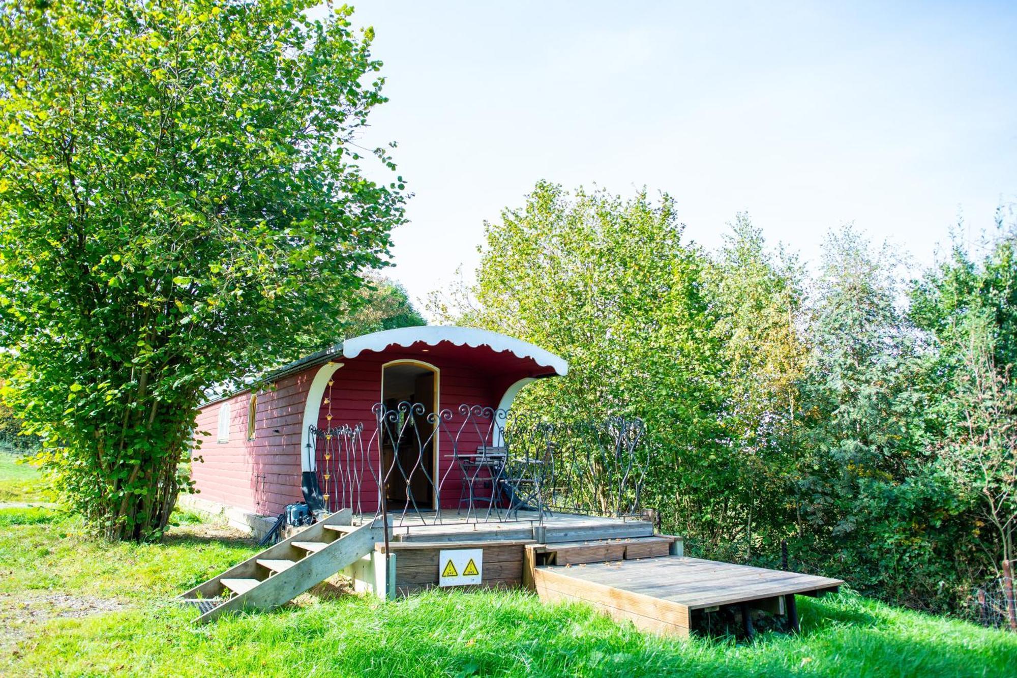 La Tiny House De La Bergerie Villa Lierneux Exteriör bild