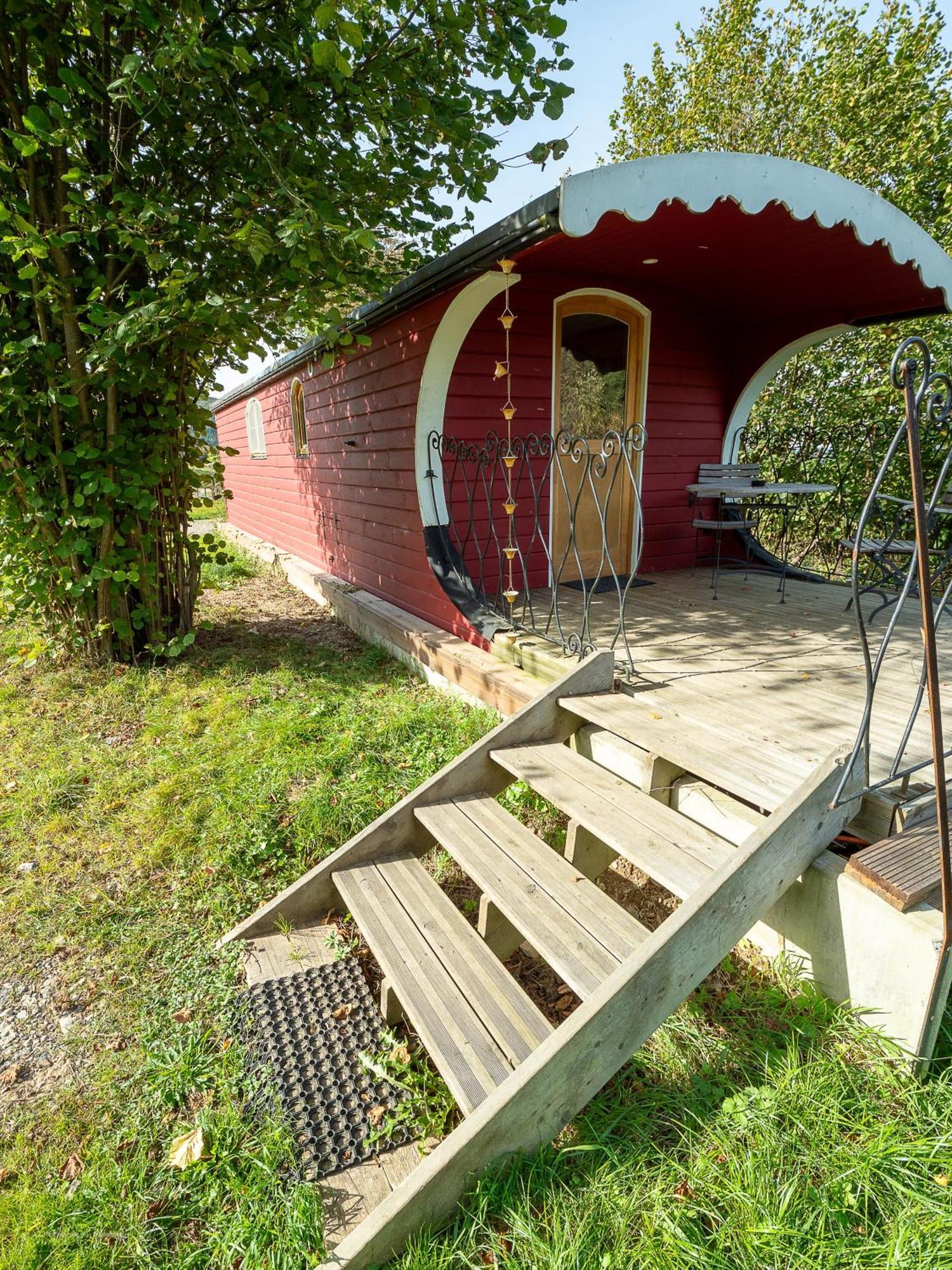 La Tiny House De La Bergerie Villa Lierneux Exteriör bild