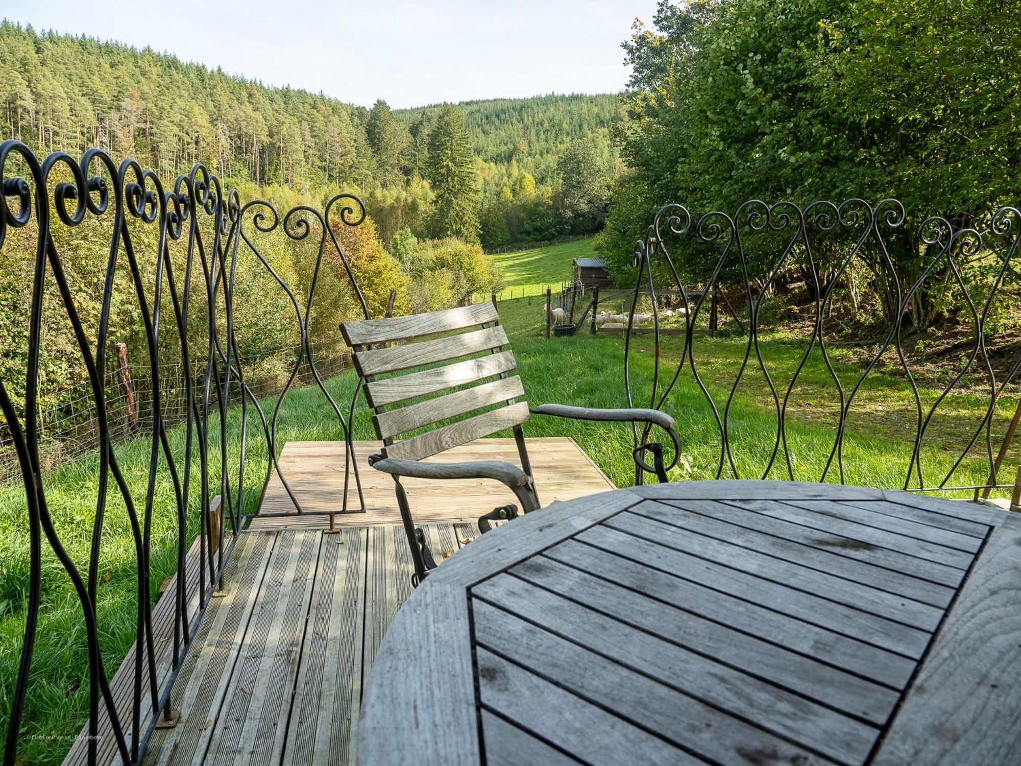 La Tiny House De La Bergerie Villa Lierneux Exteriör bild
